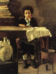 Antonio Mancini The Poor Schoolboy china oil painting image
